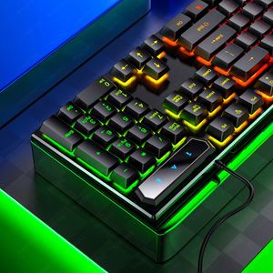 V4 Mechanical Hand Game Keyboard With Wired Backlight USB <b>Computer</b> <b>Accessories</b> - Product Image 3