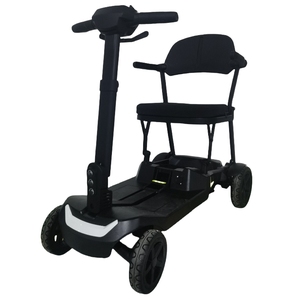 Elegant Lightweight 4-Wheel Aluminum <b>Scooter</b> 270W Brushless Motor 6.6/12Ah Battery 20-30km Range Foldable Travel Rehabilitation - Product Image 2