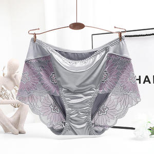 Braguitas <span class=keywords><strong>de</strong></span> Encaje Sexy para Mujer, Braguitas Sin Costuras <span class=keywords><strong>de</strong></span> Talla Grande, Ropa Interior Sexy para Mujer, Braguitas Cortas <span class=keywords><strong>de</strong></span> Algodón Transparentes para Mujer - Product Image 4