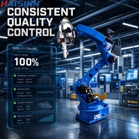 Robot de soudage laser industriel à six axes avec PLC et moteur, charge utile de 5 kg, portée de 940 mm pour soudage MIG/TIG CNC