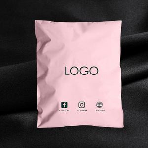 Custom LOGO Printed Compostable Mailer Eco Friendly Pink Poly Shipping Mailers Compostable Mailer Mailing <b>Bag</b> - Product Image 1