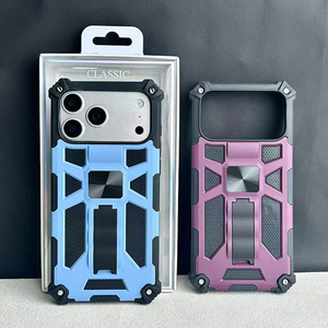 เคสโทรศัพท์มือถือสไตล์<span class=keywords><strong>ผู้ชาย</strong></span>สำหรับ <span class=keywords><strong>iPhone</strong></span> 18 Pro Max 17 16 15 ป้องกันการกระแทกพร้อมขาตั้ง สำหรับ Samsung S26U S25 A18 A57 A26 A56 - Product Image 1