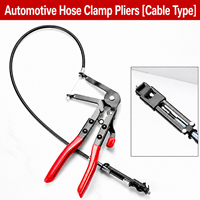 Jeu de 9 pinces à collier pour flexibles, pinces à clips de tuyaux, pinces pour conduites de carburant, outils de réparation automobile pour le retrait de tuyaux d'eau
