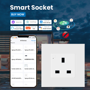 Smart Socket UK Standard 13A Zigbee Glass Panel Tuya Wi-Fi Universal Use - Product Image 4