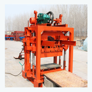 Machines à fabriquer des pavés autobloquants <span class=keywords><strong>QTJ4</strong></span>-40 pour la production artisanale à domicile, équipement de production, matière première en ciment - Product Image 4