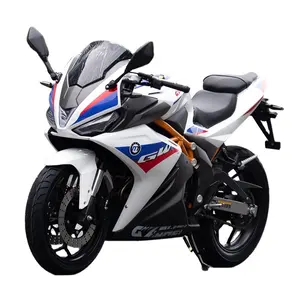 Motocicleta a gás de corrida poderosa de alta velocidade para motocicleta esportiva adulto 400cc