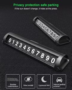 <span class=keywords><strong>Numéro</strong></span> <span class=keywords><strong>de</strong></span> <span class=keywords><strong>téléphone</strong></span> pour plaque d'immatriculation <span class=keywords><strong>de</strong></span> voiture, panneau <span class=keywords><strong>de</strong></span> stationnement temporaire, interrupteur dissimulé - Product Image 4