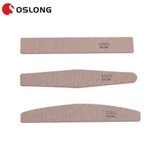 Wholesale Printed Private Label <b>Nail</b> <b>File</b> Premium Sandpaper Washable Durable Reusable Emery Board Brown 80/100 <b>Nail</b> <b>File</b> - Product Image 1