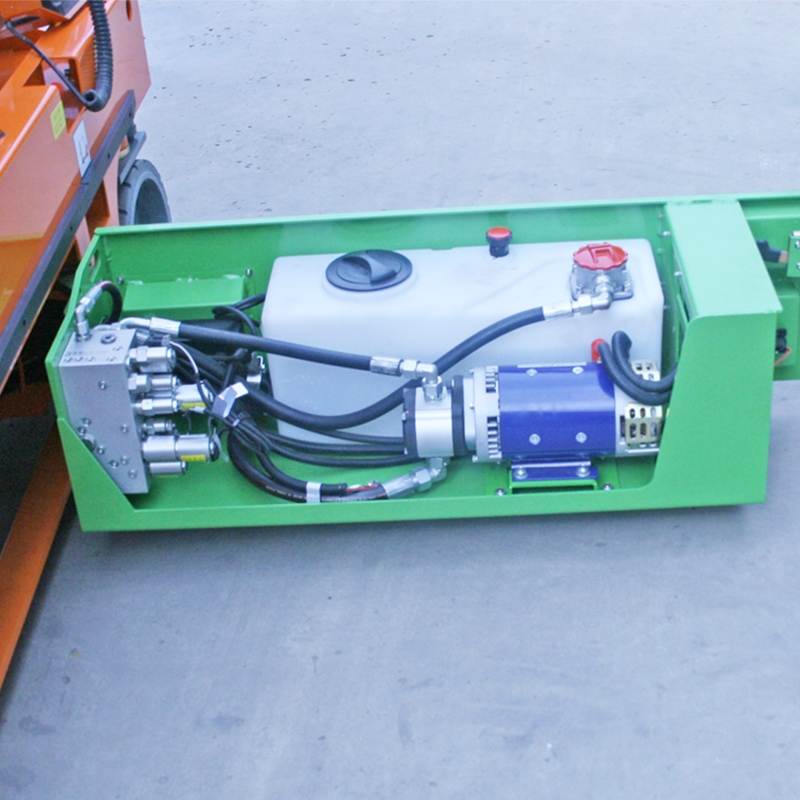 12-16m Mobile Hydraulic Battery Trailer Electric Type Mobile Scissor ...