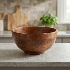 Tazón de madera con Mango, nueva forma - Product Image 2