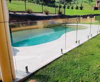Système de robinet en verre 2205 robuste Balustrade de clôture de piscine en verre sans cadre de sécurité extérieure