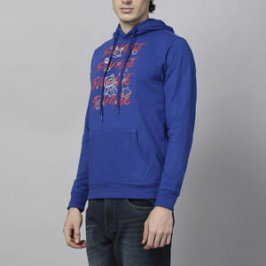 Sudaderas con capucha de alta calidad 100% Basics de algodón, Jersey estampado de poliéster mezclado de algodón Sudadera con capucha Lisa para hombres - Product Image 3