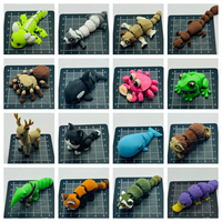 Juguetes Promocionales para Campañas Comerciales, Animales Salvajes Articulados Impresos en 3D, Figura Sorpresa en Bolsa Ciega