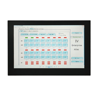Personnalisation Écran de panneau d'affichage de moniteur industriel mural de 10.1 pouces Écran tactile capacitif de panneau Hd plat complet
