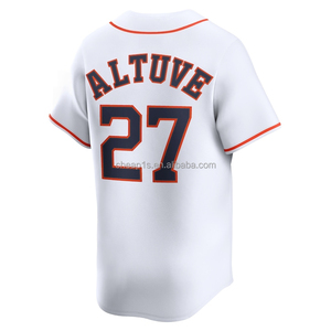 Camiseta de Béisbol Estadounidense de los Astros de Houston Bordada al por Mayor # 27 José Altuve # 44 Yordan Álvarez # 34 Ropa de Softbol <span class=keywords><strong>Nolan</strong></span> <span class=keywords><strong>Ryan</strong></span> - Product Image 2