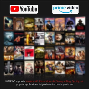 Mecool Km9 <span class=keywords><strong>Pro</strong></span> 4K HD Mạng Máy nghe nhạc TV Box BT 4.1TVBox Android Quad Core LED chỉ số ánh sáng FCC - Product Image 6