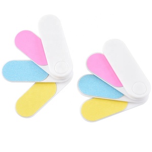 New Arrival Fan Gift Souvenir Logo Printing Manicure Nail Care Salon 4 Pcs in 1 Mini Nail File