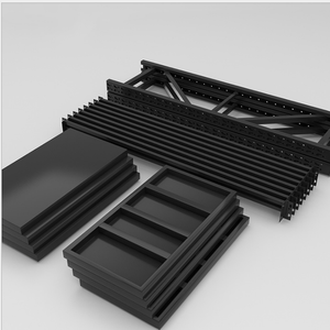 Vente en gros Étagère d'entrepôt Étagère de rangement en métal Étagère de longue portée sans boulon à usage moyen - Product Image 3