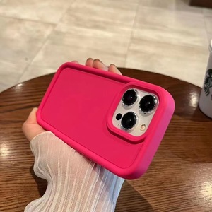 Funda de TPU de Color sólido líquido Macaron para iPhone 16 Pro Max 15 XR-Funda de silicona suave a prueba de golpes para <span class=keywords><strong>mujer</strong></span> Poco compatible - Product Image 5
