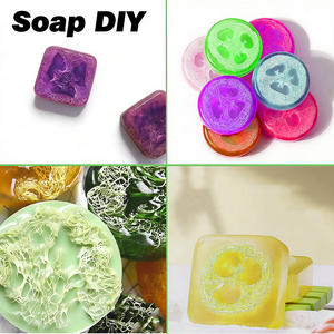 20 Piezas de Luffa Natural para Hacer Jabón, Cortes de Luffa Orgánica para Jabones Exfoliantes <span class=keywords><strong>Caseros</strong></span> Hechos a Mano - Product Image 5