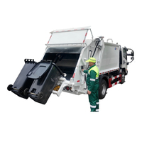 Camion compacteur de déchets à chargement arrière avec plateforme de gestion intelligente de l'assainissement pour les zones résidentielles urbaines et les communautés