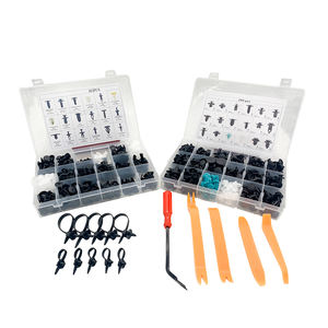 חם Saling 425 חתיכות רכב אוטומטי לדחוף סיכה מסמרת Trim לוח קליפ ערכת עם 1 כלים - Product Image 6