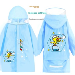 Imperméable long et épais pour enfants, grande taille, pour élèves du primaire et du collège, livraison gratuite - Product Image 3