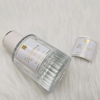 Marque de luxe personnalisée logo bougie parfum bouteille étiquette spot uv dtf autocollants transferts libby wrap autocollant pour tasses uv autocollant