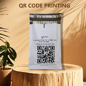 Bolsa de Mensajería Express con Impresión de Código QR, Bolsa de Polietileno de Color Personalizado, Embalaje de Envío Ecológico de Polietileno para Ropa - Product Image 2