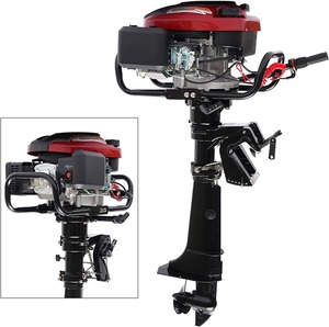Moteur hors-bord neuf 7 CV essence 4 temps 196 cm³ robuste pour bateau de pêche à arbre long - Product Image 1