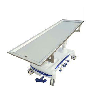 Harga Produsen Meja Pembalseman Hidrolik Portabel dari Baja Tahan Karat untuk Troli Jenazah di Rumah Sakit - Product Image 4
