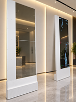 Écran d'affichage numérique OLED transparent multifonctionnel 1*2 pour magasins de détail et expositions