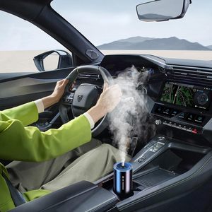 Difusor de Aromas Inteligente para Coche y Hogar, Humidificador con Fragancia Duradera, Diseño Portátil de Aleación de Aluminio con Luz Estrellada - Product Image 2