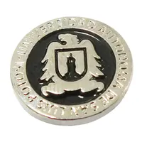 Eagle Logo plattiert Gold weiche Emaille Königsblau Anstecknadel Abzeichen für Souvenir