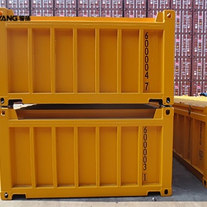 Newest 20ft <b>Half</b> <b>Height</b> Offshore Open Top Cargo Baskets <b>20</b> Ft Shipping <b>Container</b> Designed with Durable Corten Steel - Product Image 2