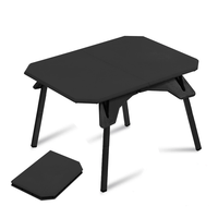 Table de camping IRONDONKEY moderne ultra-légère à double usage, portable et pliable en aluminium avec plateau en ABS