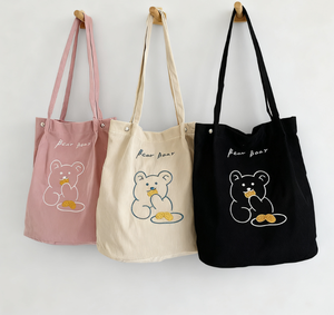 Bolsas de Compras Plegables de Lona No Tejida de Gran Capacidad con Diseño Personalizado, Bolsas de Supermercado Reutilizables con Transferencia de Calor - Product Image 5