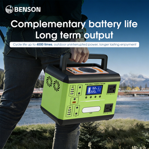 High Quality 300W Solar Generator System 300W 256WH Lithium Battery Home Portable Power Station <b>SPEAKER</b> - Product Image 4