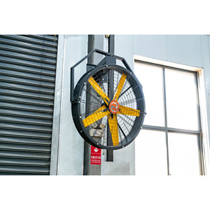 Ventilateur mural oscillant super silencieux de taille industrielle 600 mm 900 mm 1200 mm 1500 mm, moteur à aimant permanent en aluminium, efficacité IE5 - Product Image 2