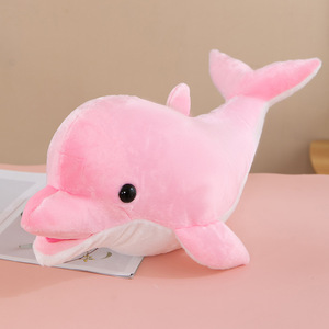 Bán Buôn Sang Trọng Biển Động Vật Đồ Chơi Màu Hồng Màu Xanh Cá Heo Nhồi Bông Cá Heo Ngủ Gối - Product Image 5