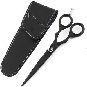 Ciseaux à cheveux professionnels 6 pouces en acier inoxydable 440C, tête droite, lame tranchante, manche moyen, pour usage en salon de beauté - Product Image 4