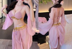 Sexy Cosplay Dessous für Frauen Spitze Babydoll Nachtwäsche Langarm Uniform Bodysuit Outfits - Product Image 6