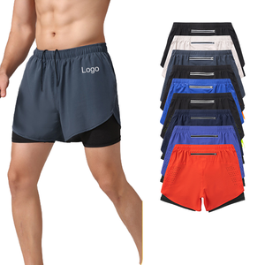 Shorts d'été pour hommes personnalisés avec logo OEM, tissés, séchage rapide, légers, respirants, pour la course à pied, la gym et les sports - Product Image 1