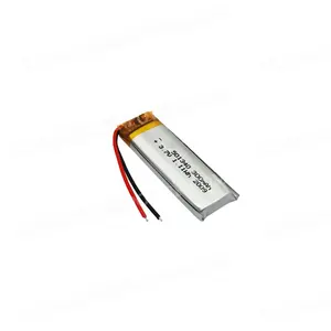 Bateria recarregável 3.7V Li-polímero Lipo Bateria 300mah 501540 Bateria De Polímero De Lítio