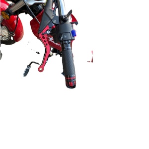 Manija de freno de disco doble para motocicleta, manija de freno de disco doble de aleación de aluminio Universal, accesorios de modificación para motocicleta - Product Image 5