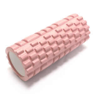 Hot Sale Benutzer definiertes Logo 33cm rosa <span class=keywords><strong>Massage</strong></span> schaum rolle Rücken Muskel <span class=keywords><strong>massage</strong></span> rolle Pilates Schaumstoff rolle - Product Image 1