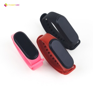 Bracelet NFC RFID en silicone à prix d'usine YTS, imprimé avec logo, bracelets personnalisés - Product Image 3