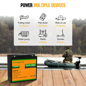 حزمة بطارية ليثيوم أيون 12 فولت 30 أمبير/ساعة جديرة بالبيئة للمنزل نظام الطاقة الشمسية بطارية ليثيوم أيون الشمسية - Product Image 5