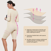 S-SHAPER Haute Compression Corset Post-partum Shapewear Tummy Control Colombien Fajas Post Chirurgie Corps Shaper Vêtement Chirurgicale