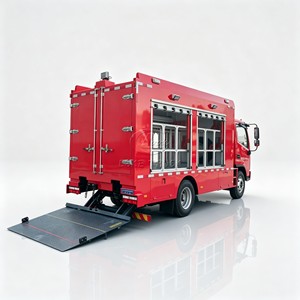 China Special Vehicle Factory Custom Interior <b>Tool</b> Layout Rescue Vehicle with Tail Lift - Product Image 2